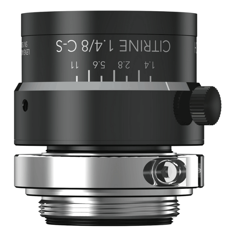 CITRINE Lens F1.4 8mm C-Mount Stabilized