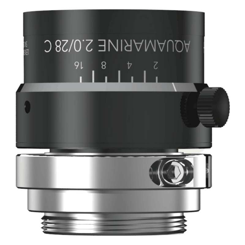 AQUAMARINE Lens F2.0 28mm C-Mount